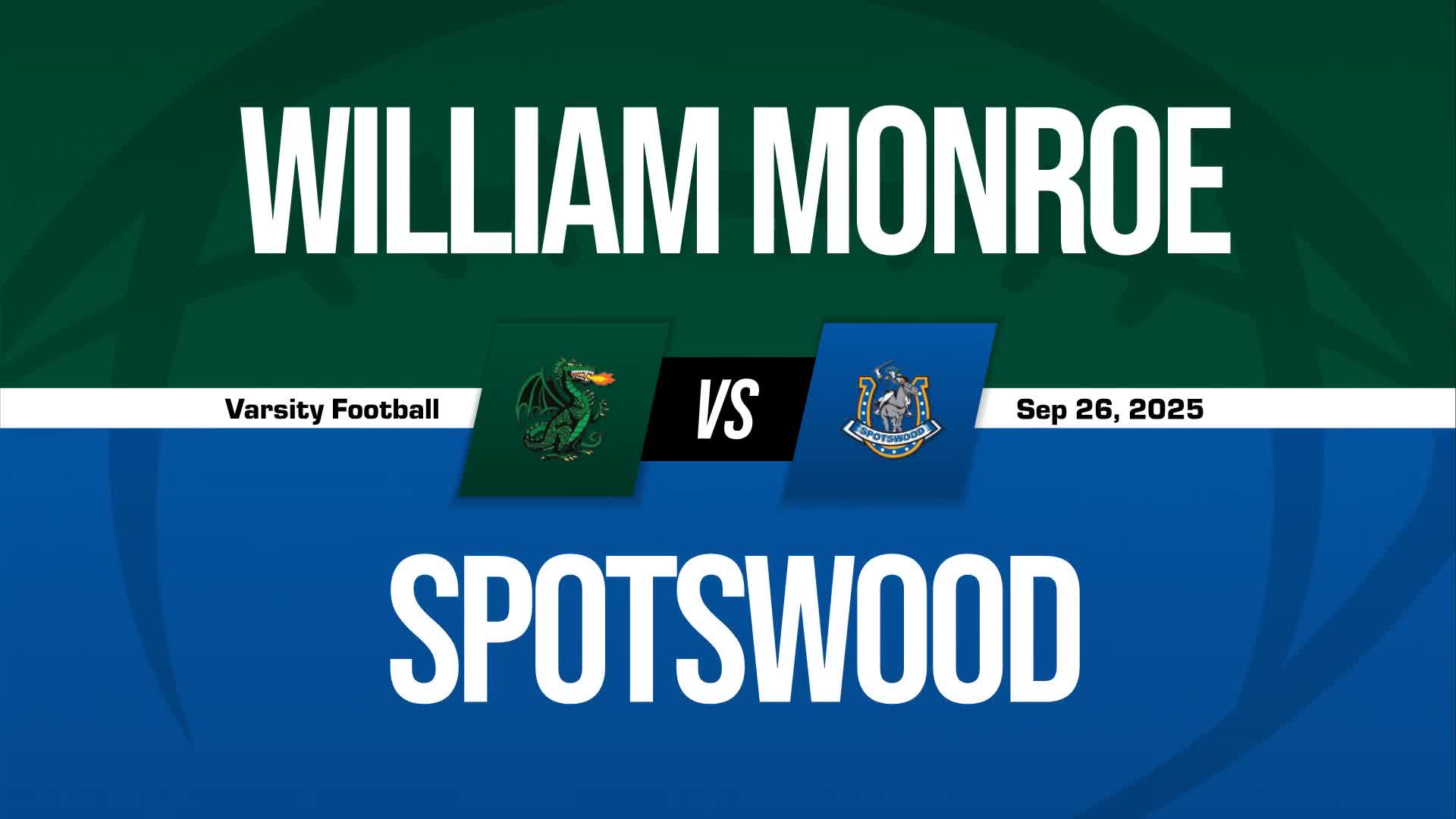 Football Game Preview: William Monroe Dragons vs. Turner Ashby K