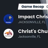 Football Game Recap: Eagle&#39;s View Warriors vs. Christ&#39;s Church Academy Eagles