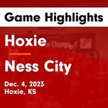 Hoxie piles up the points against Ness City