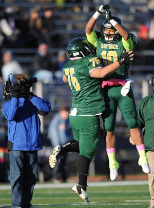 Service had reason to celebrate in 2012, reachingthe state title game.