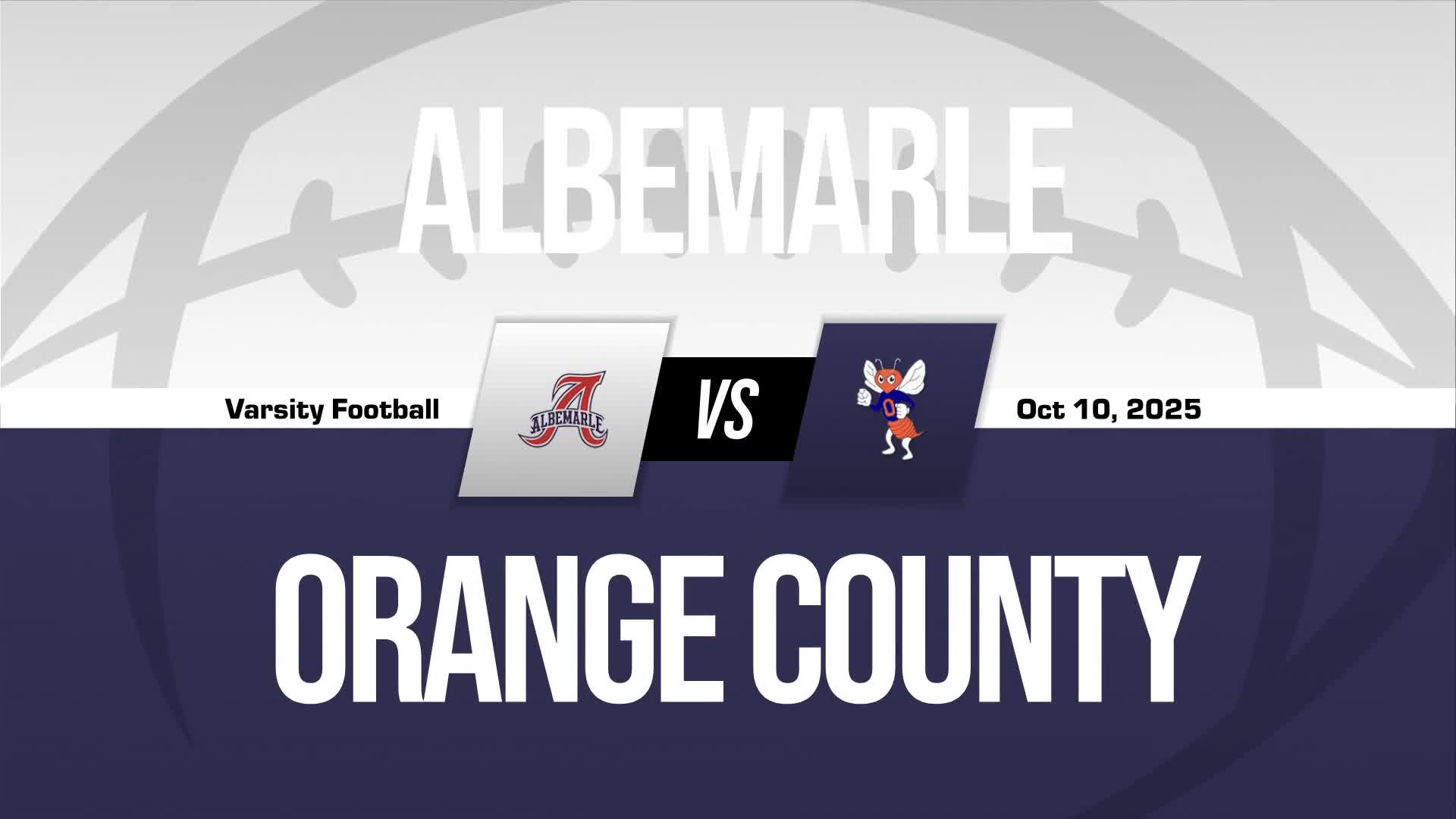 Football Recap: Albemarle Takes a Loss + How To Watch