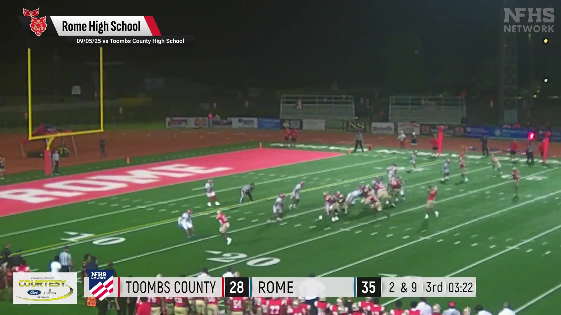 Football Recap: Rome Drops Highest Score of Season Against Lithi