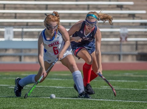 Amelia McCarthy (6) and the Cherry Creek field hockey team are primed to make a run at the state championship. The Bruins are undefeated and already have eclipsed their scoring output from last season.