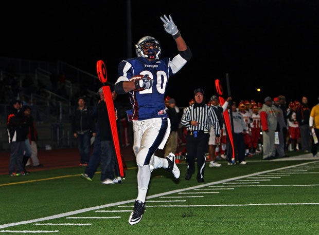 Joe Mixon has reached the end zone 58 times in his illustrious high school career, which could come to an end in a first-round NCS playoff game Saturday at Foothill in Pleasanton.