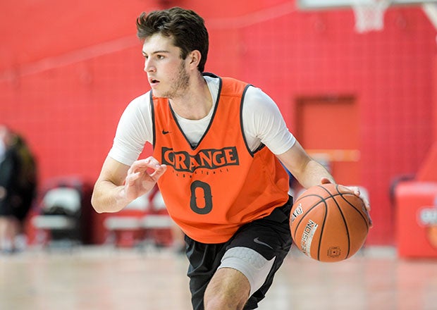 Northern Arizona commitment Ryan Abelman in action during the Section 7 tournament at State Farm Stadium in June.