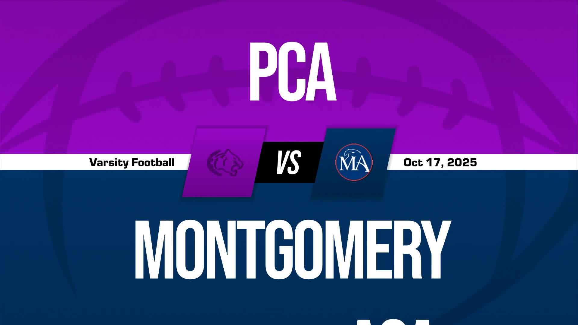 Football Recap: Montgomery Academy Piles Up the Points Against A