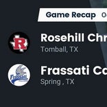 Football Game Recap: Rosehill Christian Eagles vs. Frassati Catholic Falcons