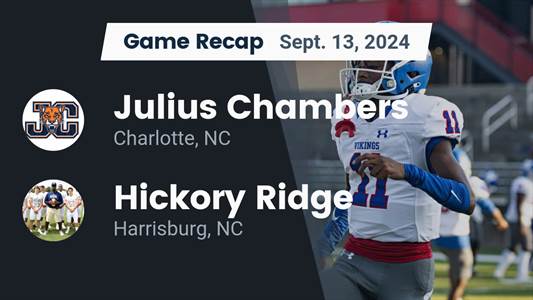 Football Recap: Chambers Piles Up the Points Against Hickory Rid