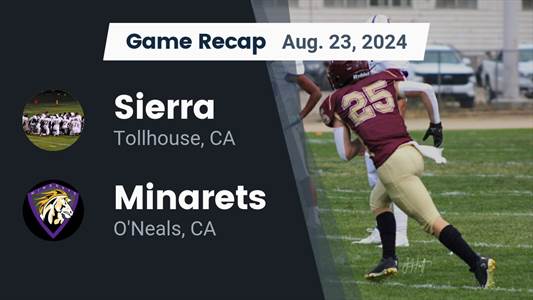 Football Recap: Sierra Falls Despite Strong Effort from  Johnny 