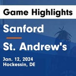 Basketball Game Recap: St. Andrew's Cardinals vs. Sanford Warriors
