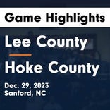 Hoke County takes loss despite strong efforts from  Dashinedria Riggins and  Karmen Campbell