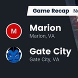 Football Game Recap: Marion Scarlet Hurricanes vs. Gate City Blue Devils