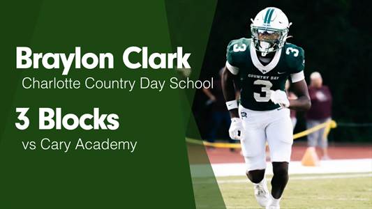 Braylon Clark Game Report: vs Charlotte Latin