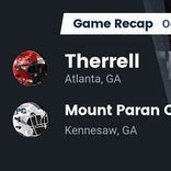 Football Game Recap: Mount Paran Christian Eagles vs. Therrell Panthers