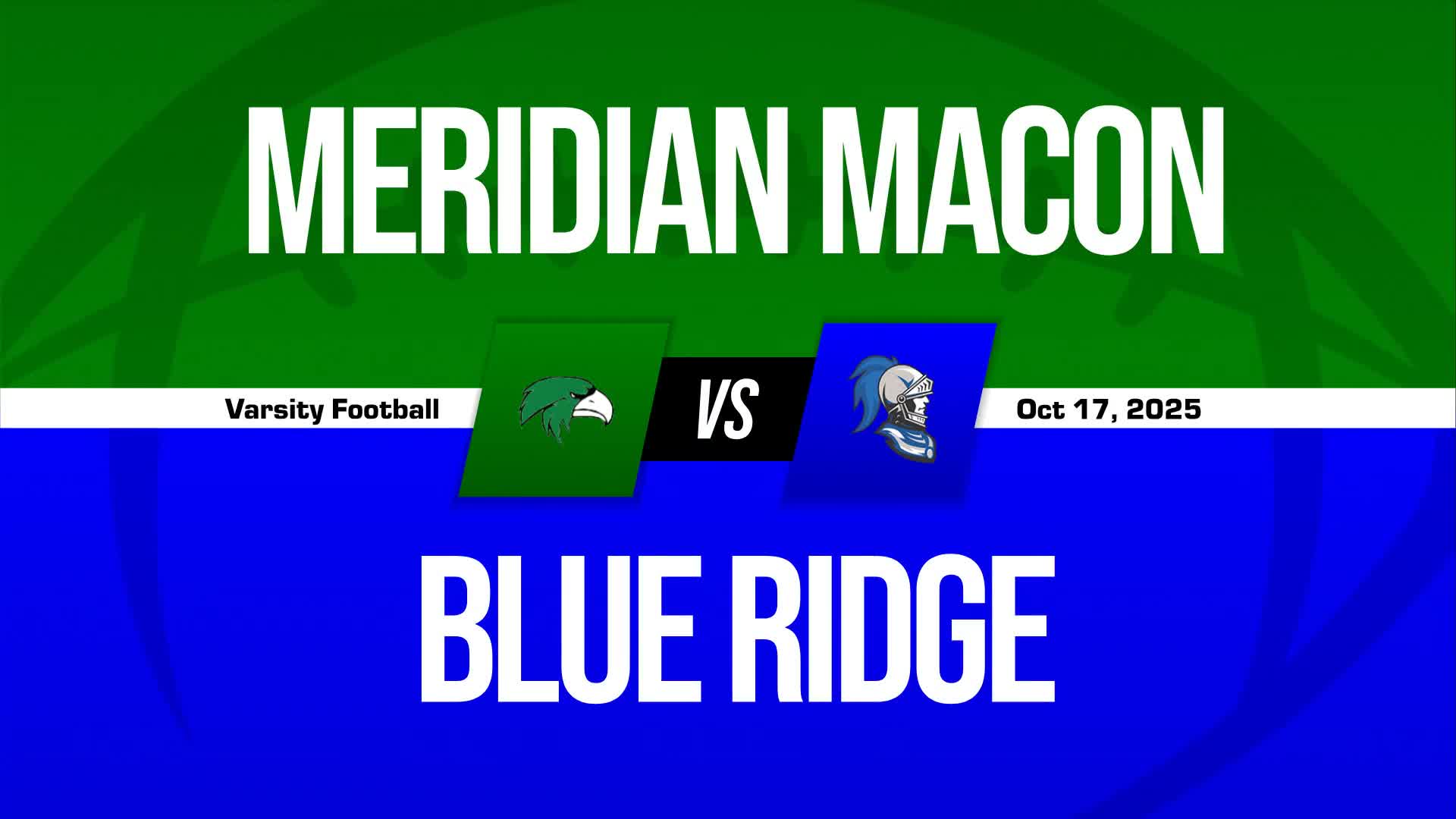 Football Recap: Meridian Piles Up the Points Against St. Thomas More