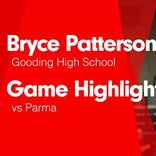 Bryce Patterson Game Report