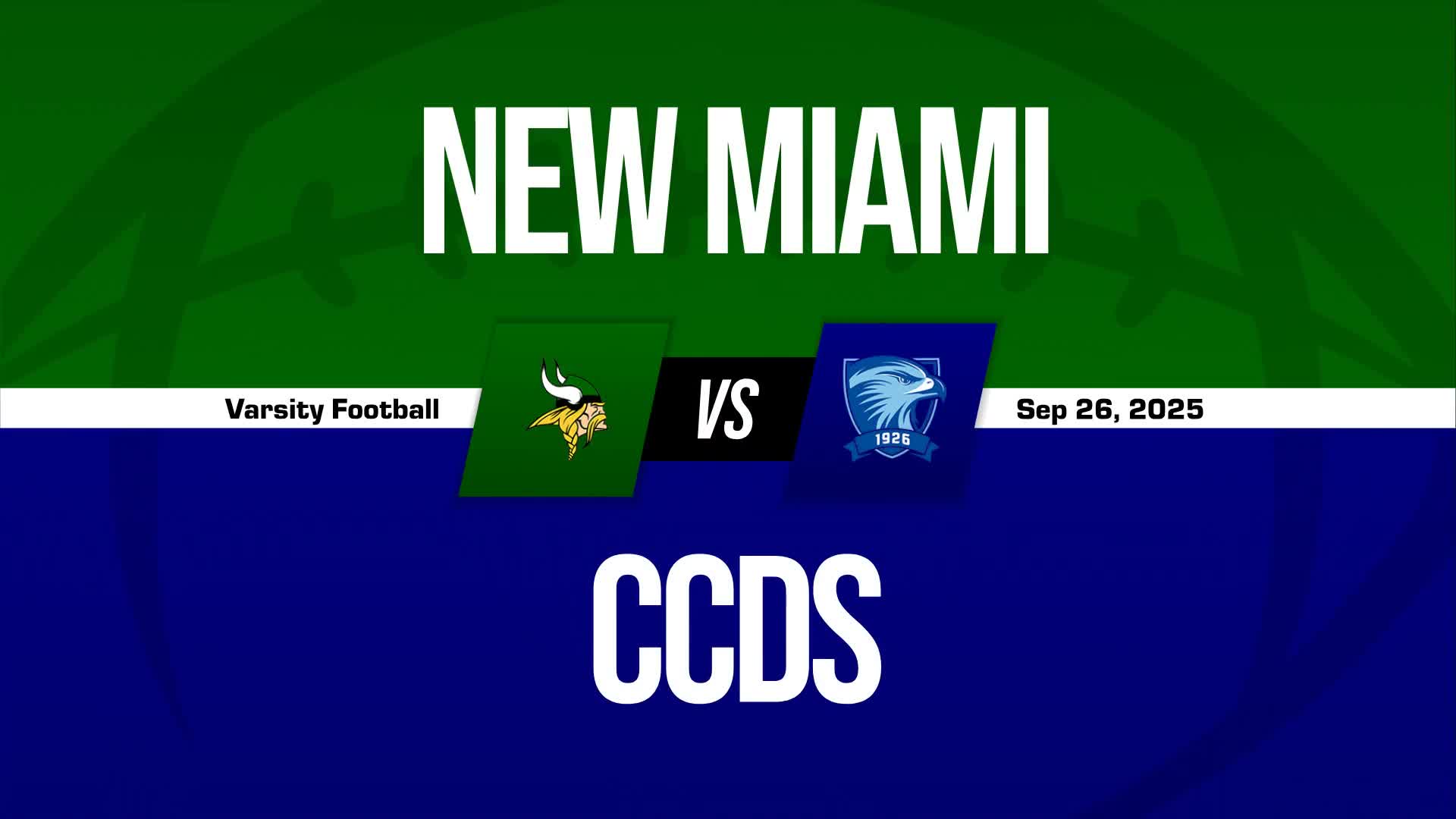 Football Game Preview: New Miami Vikings vs. Lockland Panthers