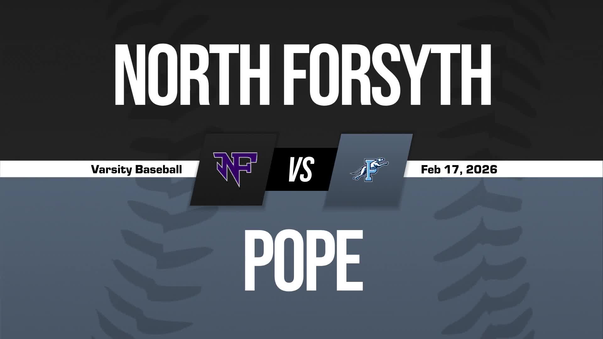 Baseball Recap: North Forsyth Takes a Loss
