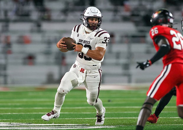 Senior running back Dante DeLuca, a state wrestling finalist last year, has helped power New Jersey's Don Bosco Prep into this week's rankings. (PHOTO: Robbie Rakestraw)