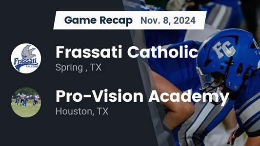 Football Recap: Pro-Vision Academy Comes Up Short