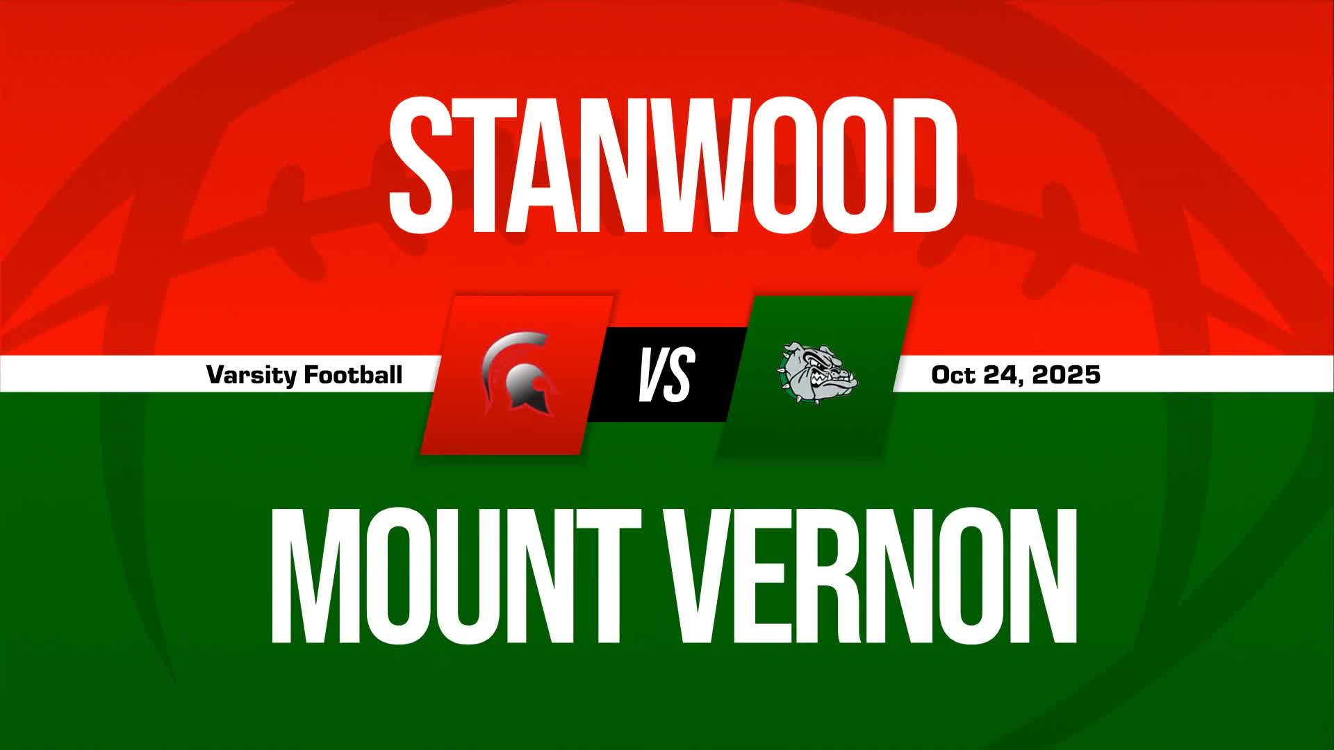 Football Recap: Mount Vernon Comes Up Short + How To Watch