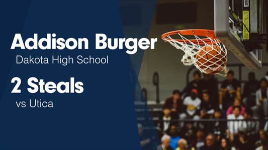 Addison Burger Game Report: vs River Rouge