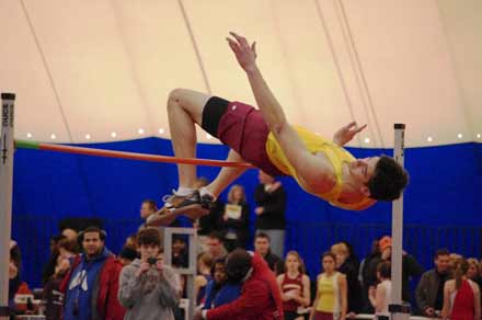 Mark Jones clears 6 feet, 10 inches.