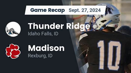 Football Recap: Thunder Ridge Comes Up Short