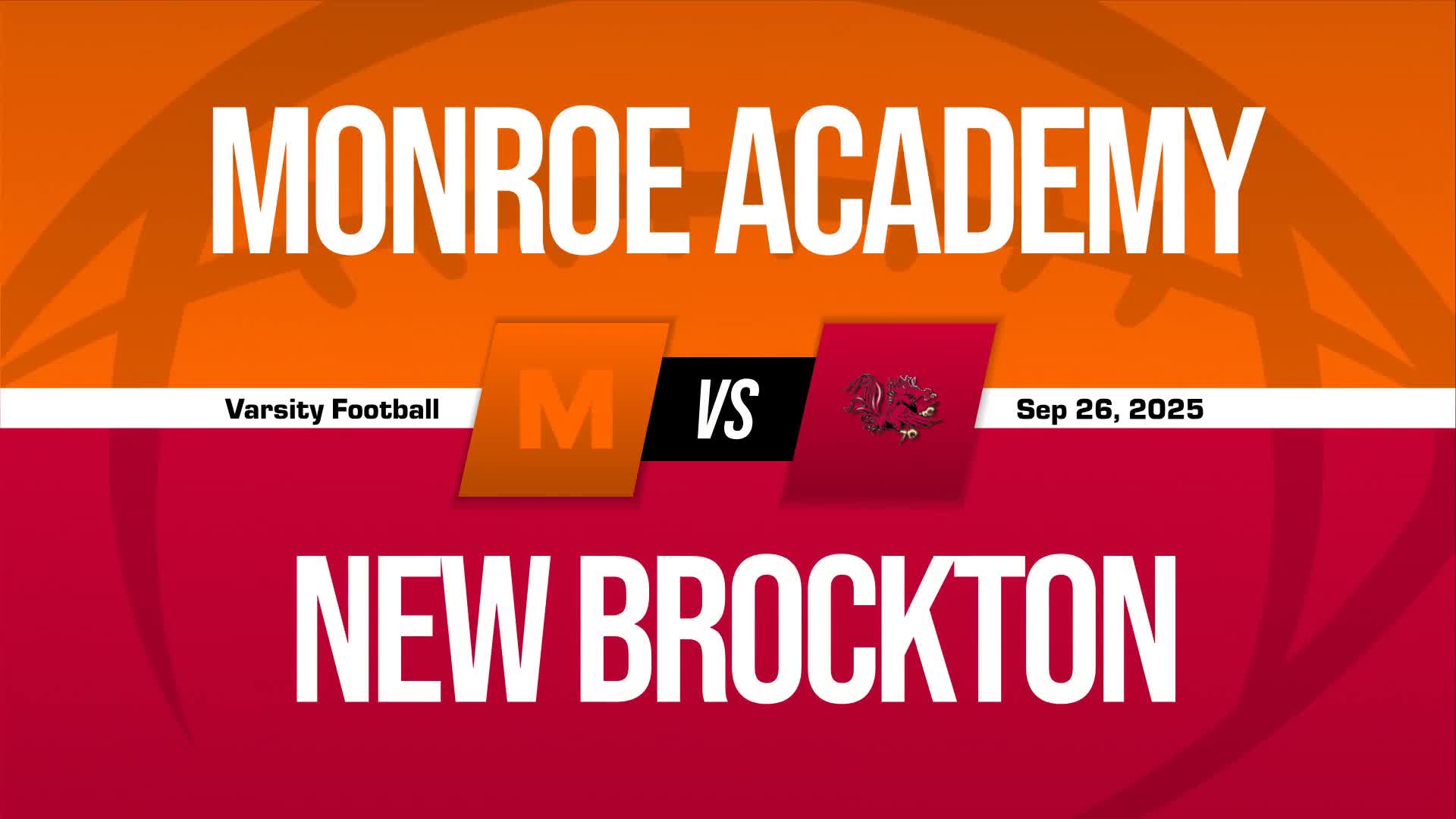 Football Game Preview: Monroe Academy Volunteers vs. South Choctaw Academy Rebels