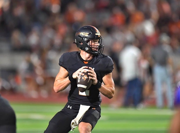 Will Hammond of Hutto threw for 719 yards on Sept. 1 in an 82-80 loss. But the total is top single-game passing total of 2023. (Photo: Jim Parker)