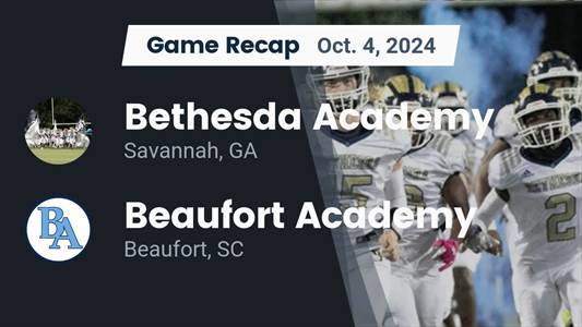 Football Recap: Beaufort Academy Skates Past Faith Christian wit