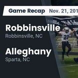 Football Game Recap: Robbinsville vs. Alleghany