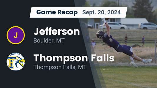 Football Recap: Jefferson Skates Past Thompson Falls with Ease