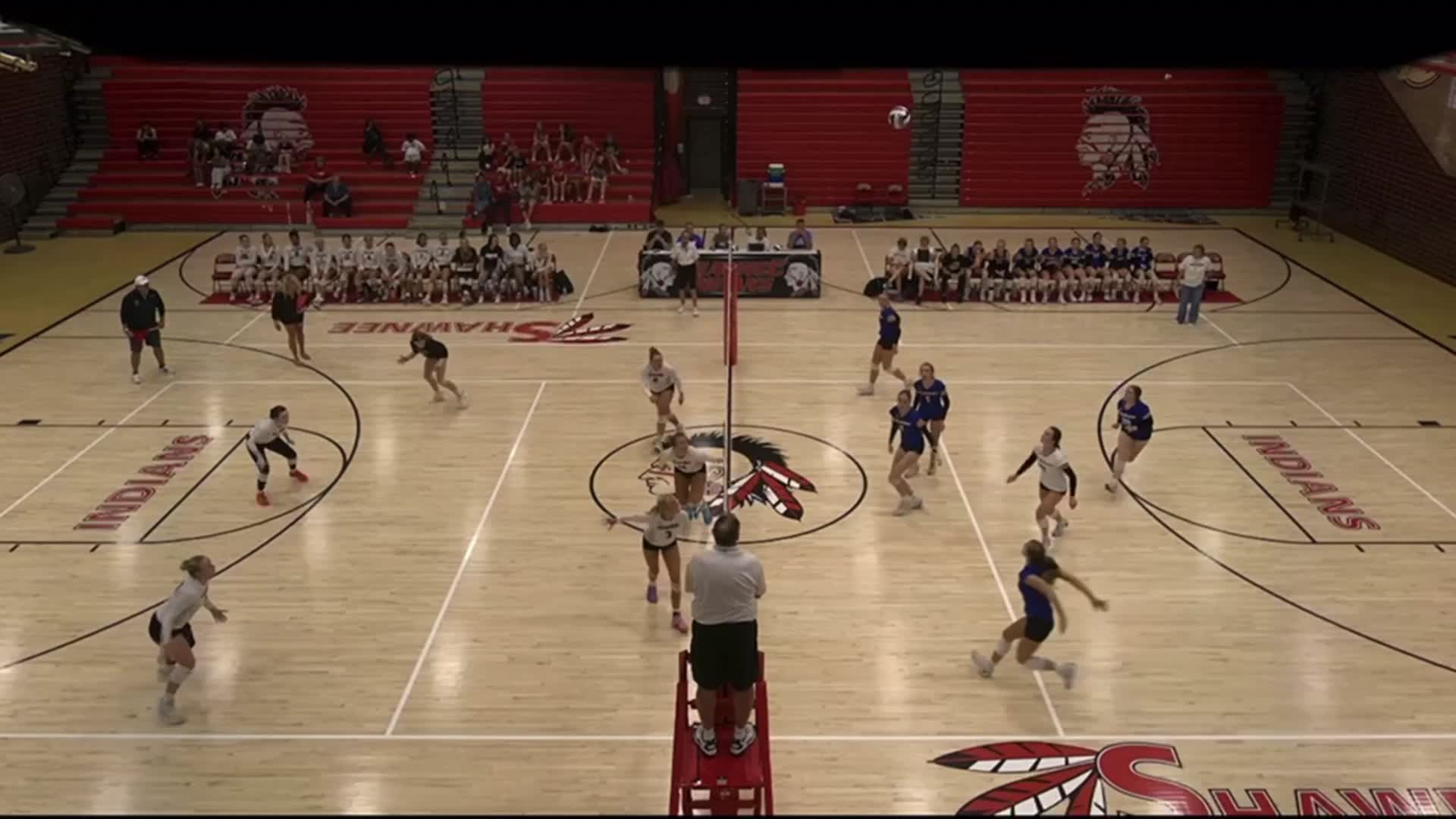 Volleyball Recap: Dynamic Duo of  Sami Rettig and  Chelsea Burkholder Lead Shawnee to Victory