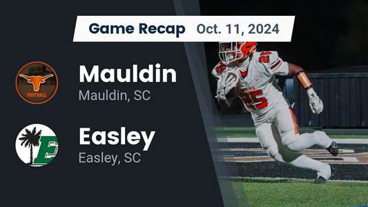 Football Recap: Easley Comes Up Short Despite  Kaden Cooper's Big Defensive Game