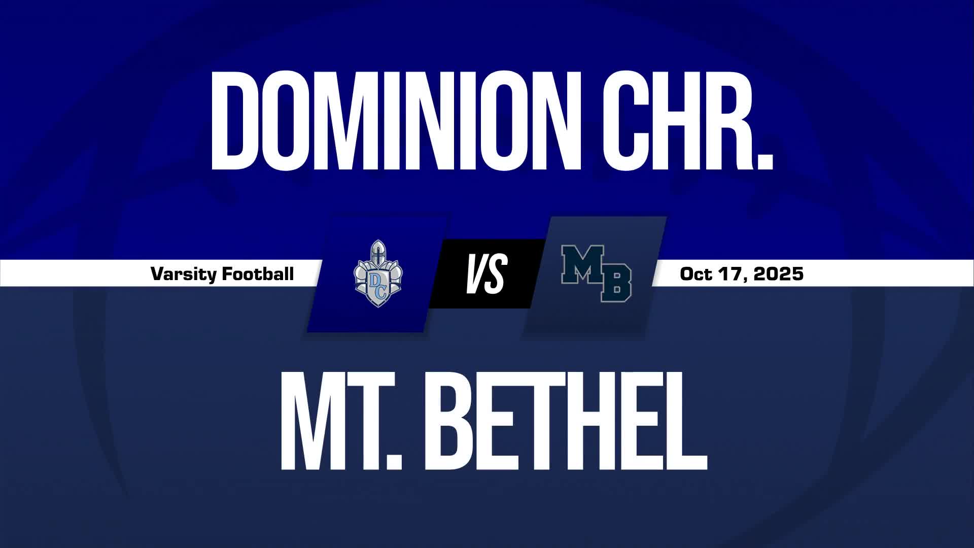 Football Game Preview: Mt. Bethel Christian Academy Eagles vs. Creekside Christian Academy Cougars
