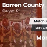 Football Game Recap: Barren County vs. Monroe County