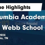 Columbia Academy vs. The Webb School