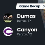 Football Game Recap: Canyon Eagles vs. Dumas Demons
