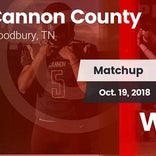 Football Game Recap: Whitwell vs. Cannon County