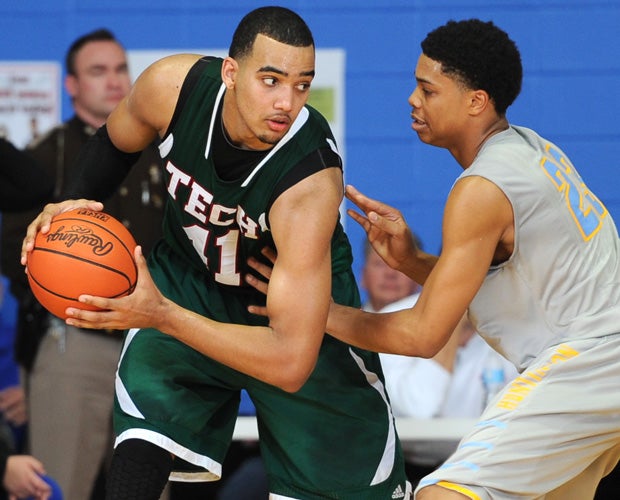 Trey Lyles (Indianapolis Arsenal Technical HS) was picked No. 12 by the Utah Jazz.