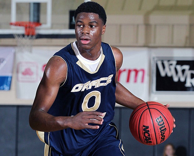 Emmanuel Mudiay (Grace Prep-Texas) was picked No. 7 by the Denver Nuggets. 