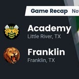 Football Game Recap: Little River Academy Bumblebees vs. Franklin Lions