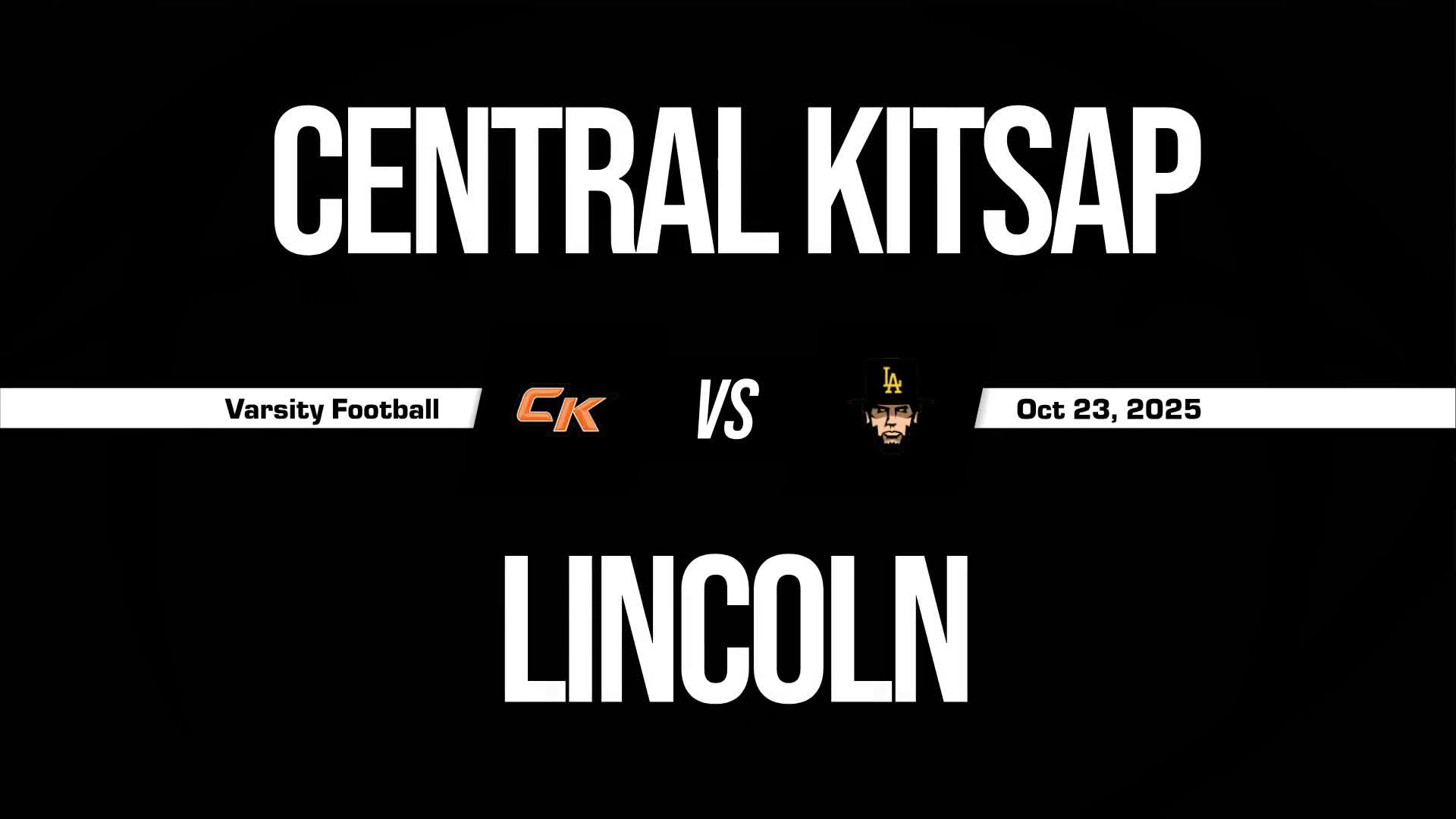 Football Game Preview: Central Kitsap Cougars vs. North Thurston Rams + How To Watch