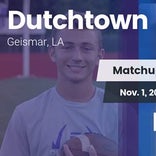 Football Game Recap: Dutchtown vs. McKinley