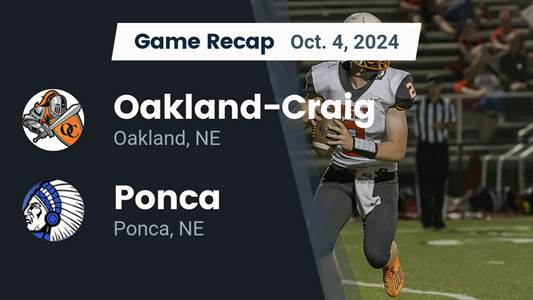 Football Recap: Ponca Takes a Loss