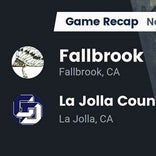 Football Game Recap: Grossmont Foothillers vs. La Jolla Country Day Torreys