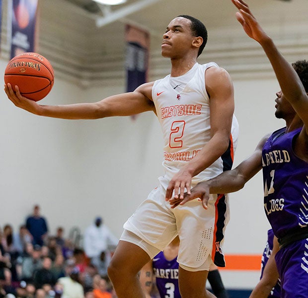 Guard Nolan Hickman playing for Eastside Catholic (Wash.) last season.