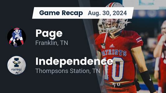 Football Game Preview: Page Plays at Home