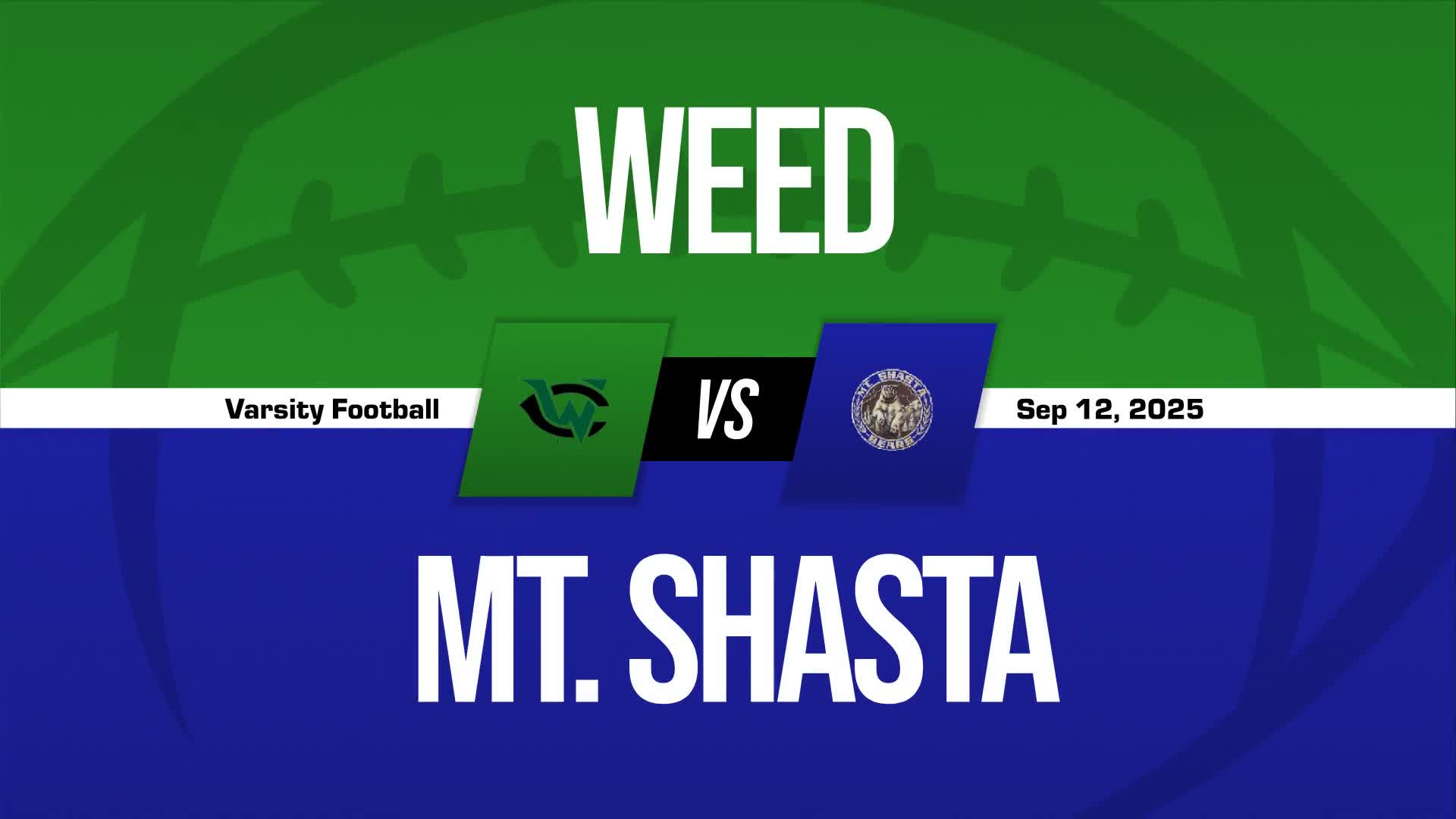 Football Recap: Weed Sets Scoring Season-High Against Oroville